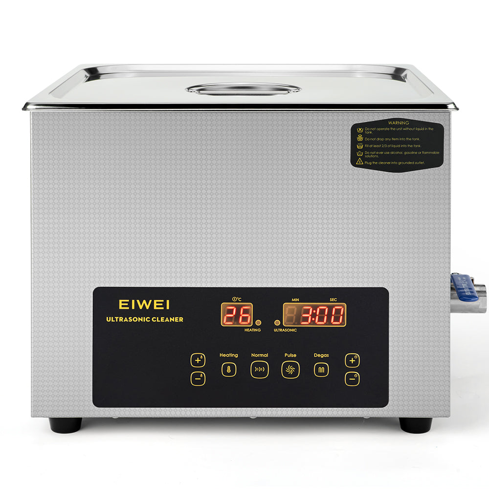 EIWEI 超音波洗浄機　15リットル EIWEI 15L Ultrasonic Cleaner of Dual Power with Degas Function (CD