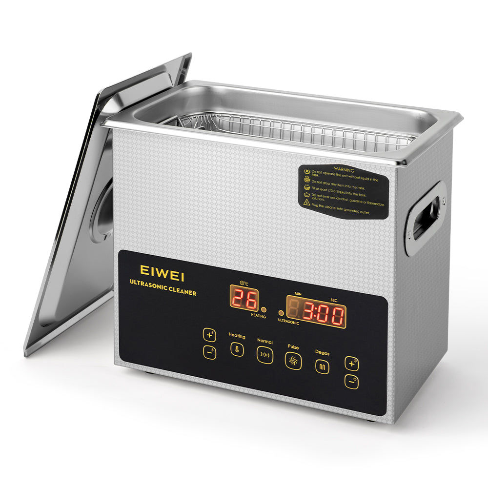 EIWEI CD-E3 卓上型 超音波洗浄機 3L デュアル周波数 EIWEI 3L Ultrasonic Cleaner of Dual Power with Degas Function (CD
