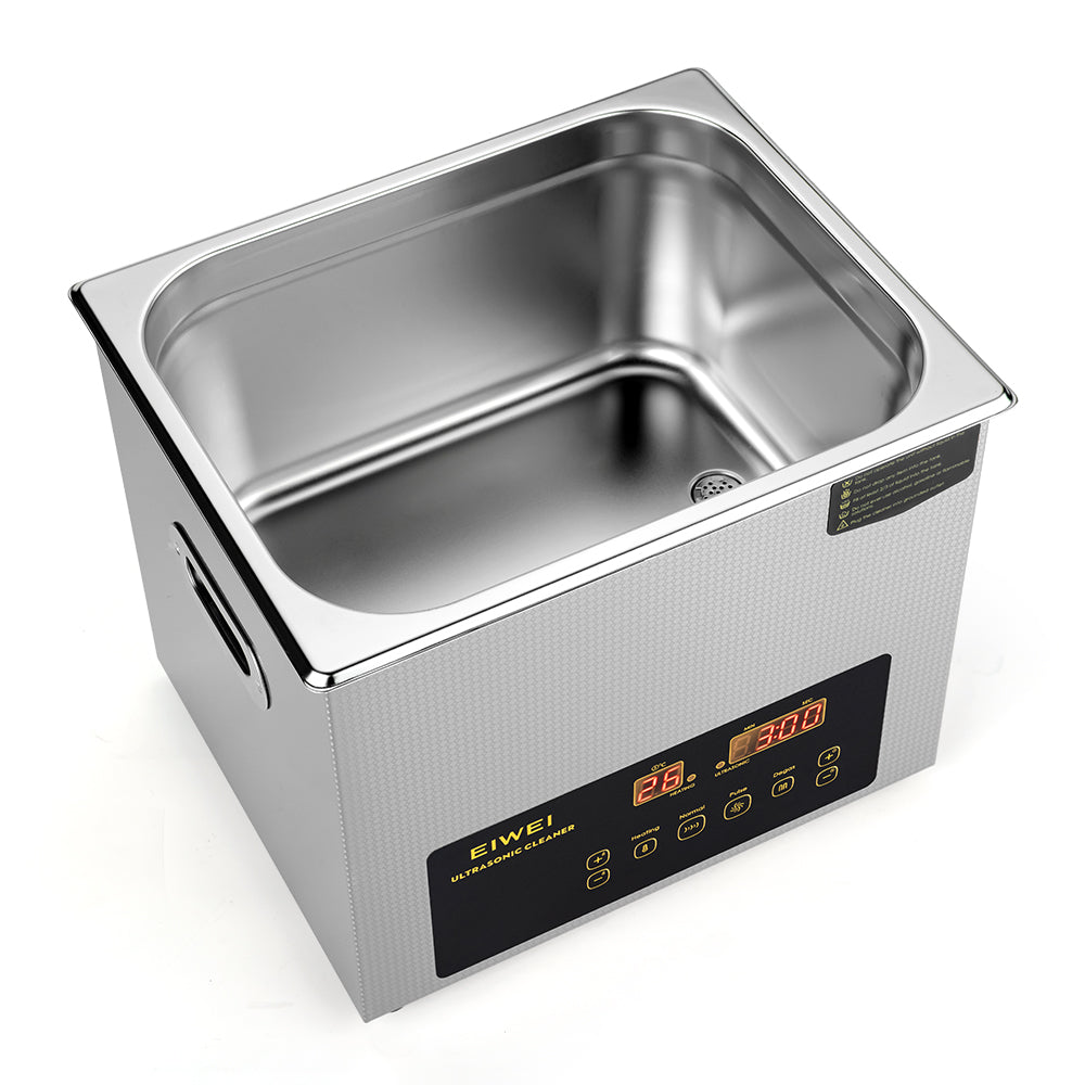 EIWEI 10L Ultrasonic Cleaner of Dual Power with Degas Function (CD
